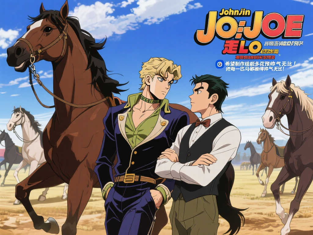 《JOJO的奇妙冒险》第七部“飙马野郎”即将动画化! 《JOJO的奇妙冒险》第七部“飙马野郎”即将动画化!